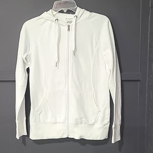 TekGear White Zippered Hoodie